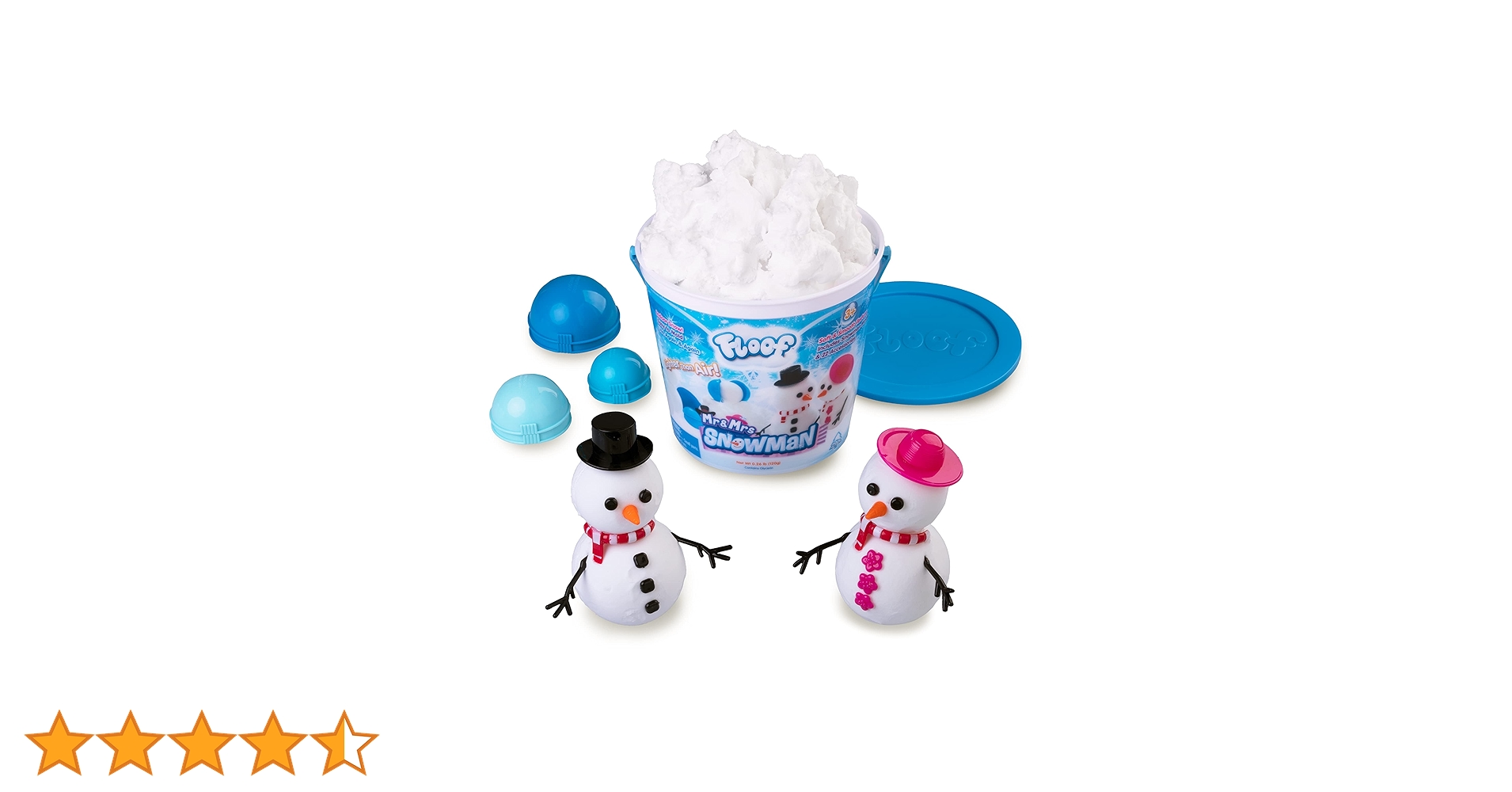 Amazon.co.jp: Floof モデリングクレイ - 再利用可能 屋内用雪